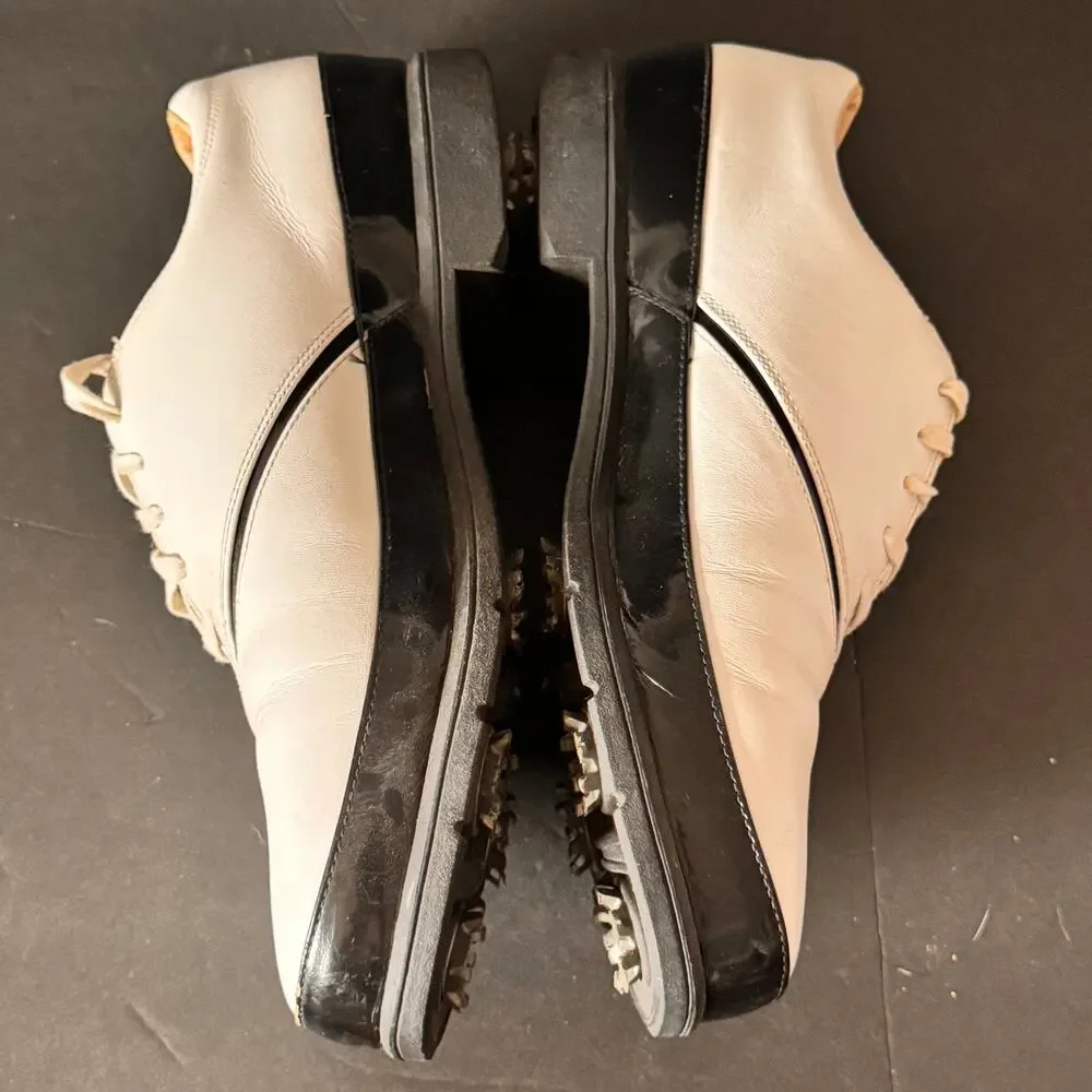 Nike Air Comfort Verdana Last Women's Leather Golf Shoes 9.5 UK7 EU41 Vtg Oxford